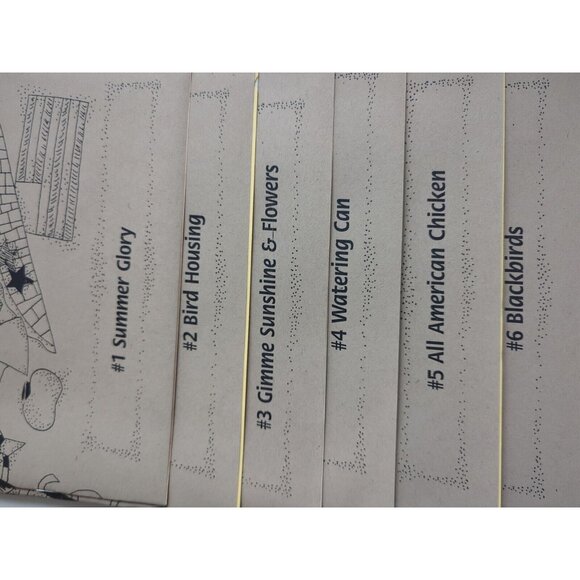 COUNTRY THREADS GARDEN CLUB 12 QUILT PATTERNS SET Booklet Set 1999 Vtg Complete - Picture 4 of 7